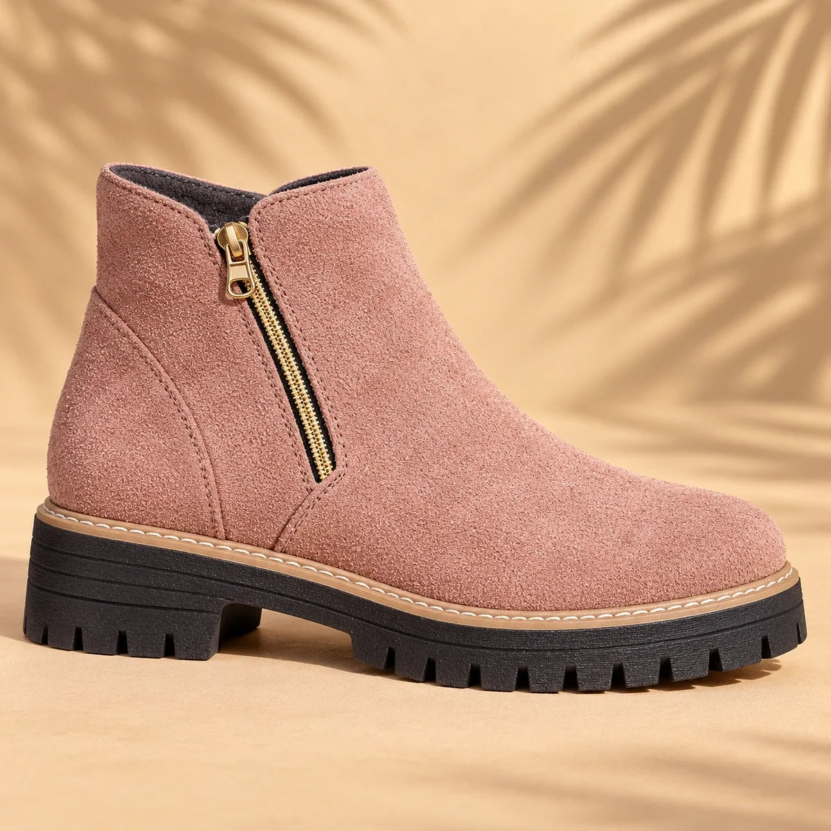 Margo - Suede Side-Zip Ankle Boots