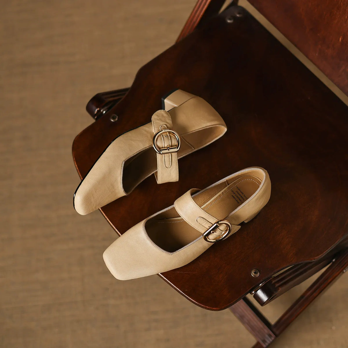 Vivi - Genuine Leather Mary Jane Heels