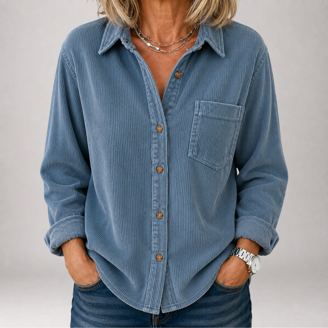 Zelie - Corduroy Pocket Shirt