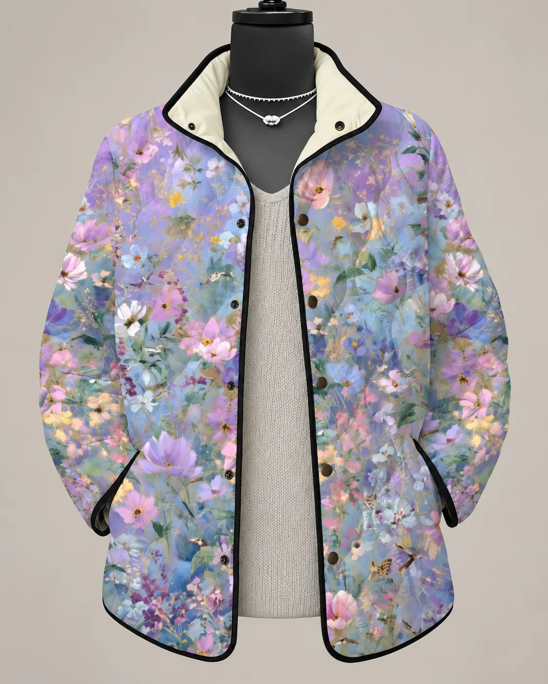 Vivienne - Meadow Bloom Quilted Jacket