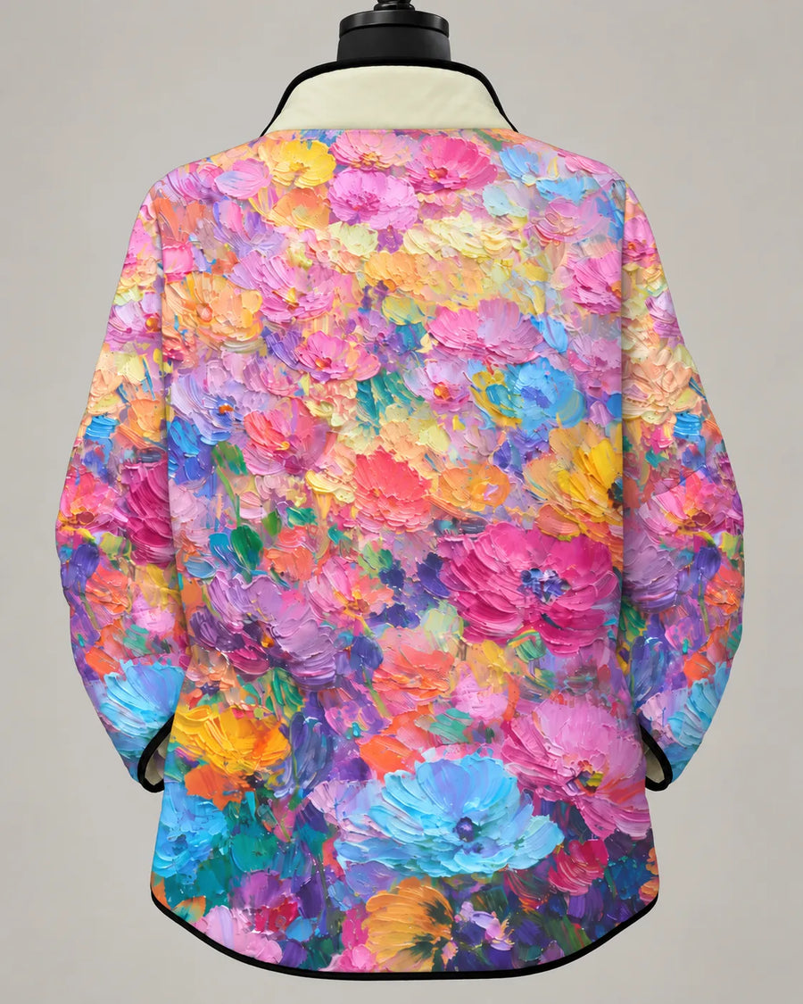 Camilla - Painted Garden Quilted Jacket