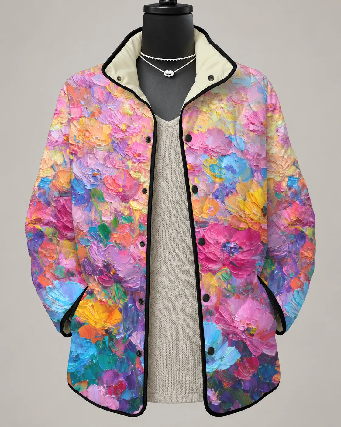 Camilla - Painted Garden Quilted Jacket
