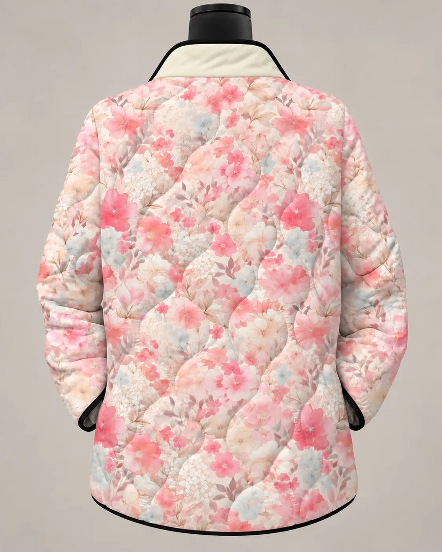 Carla - Soft Garden Quilted Jacket