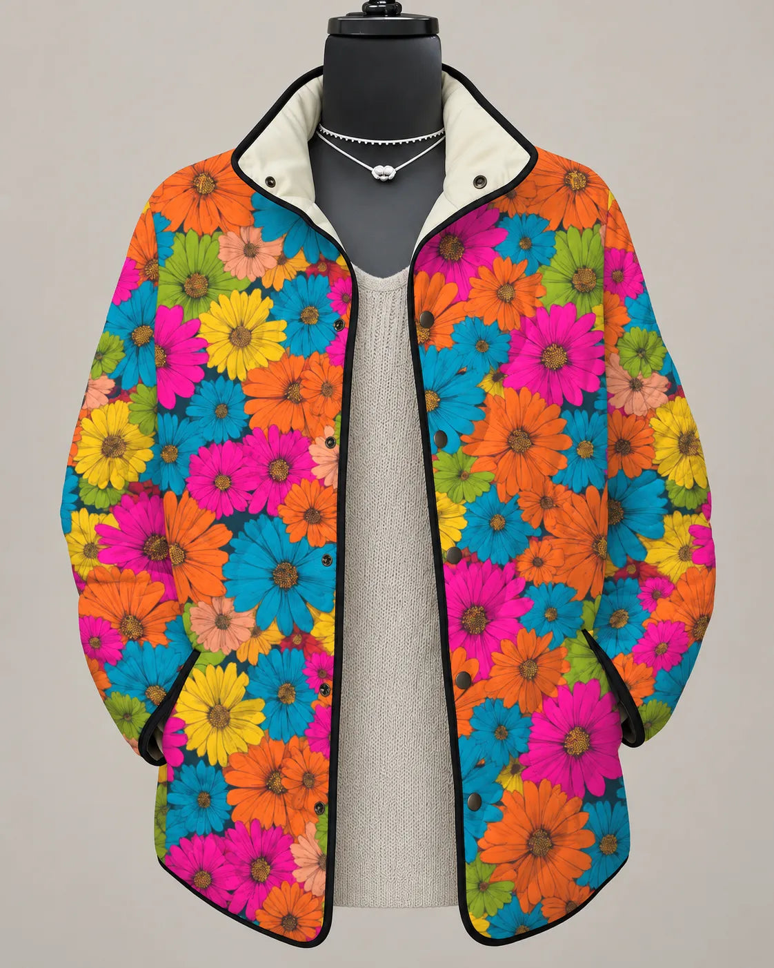Bonnie - Sunlit Patchwork Quilted Jacket