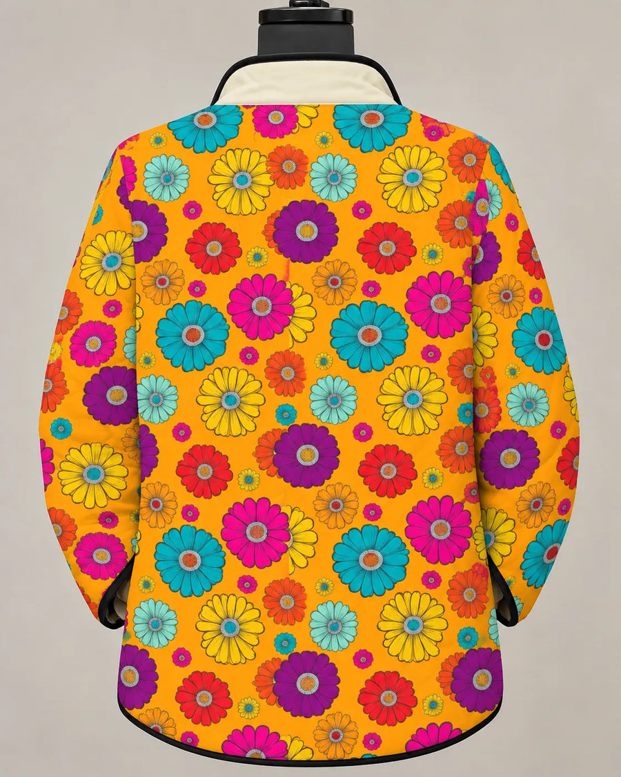 Marigold - Cheerful Bloom Print Jacket
