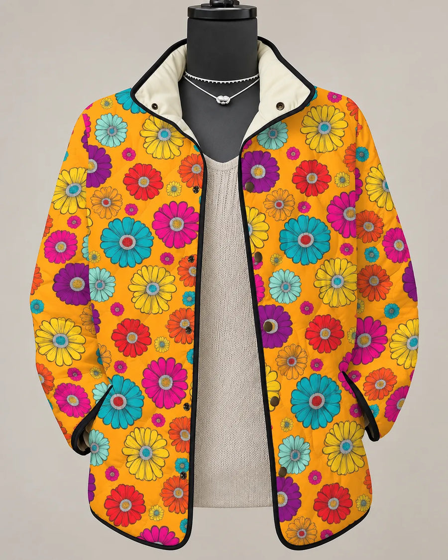 Marigold - Cheerful Bloom Print Jacket