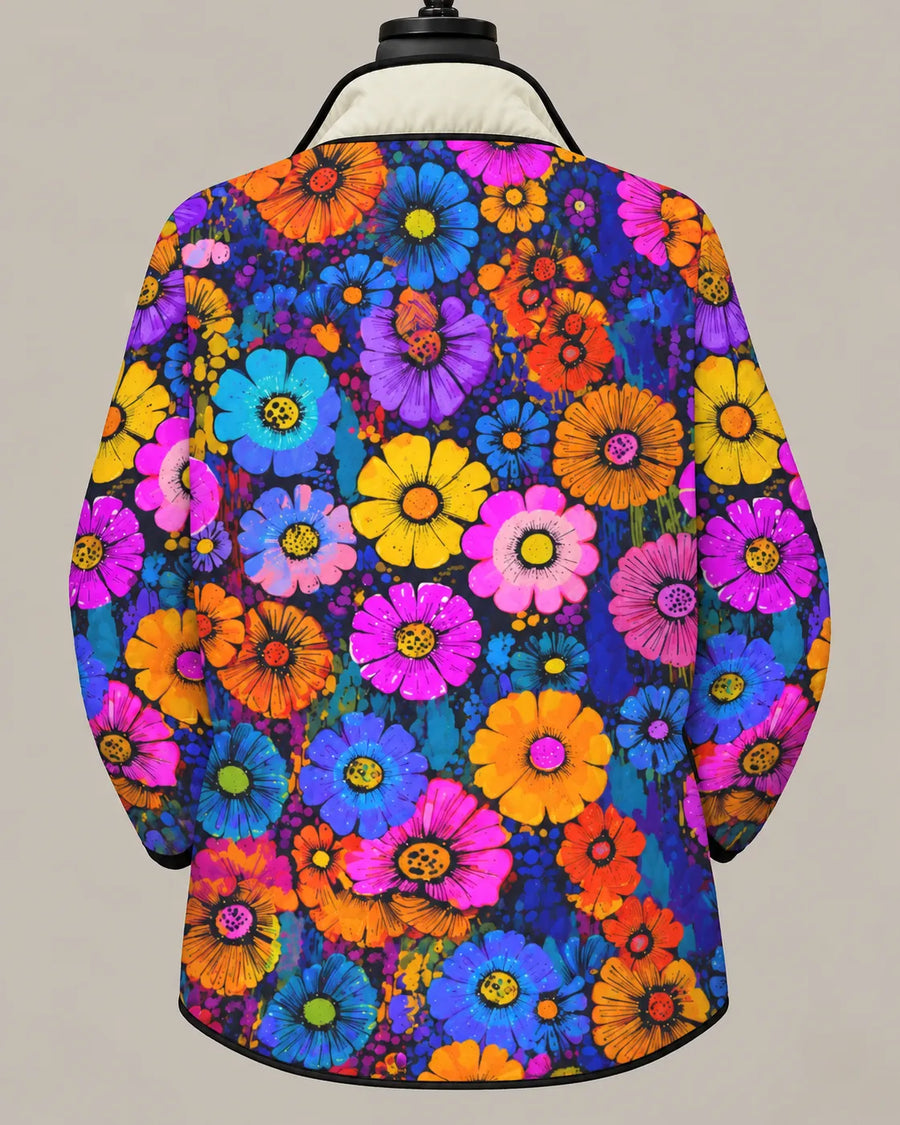 Tina - Vivid Garden Print Jacket