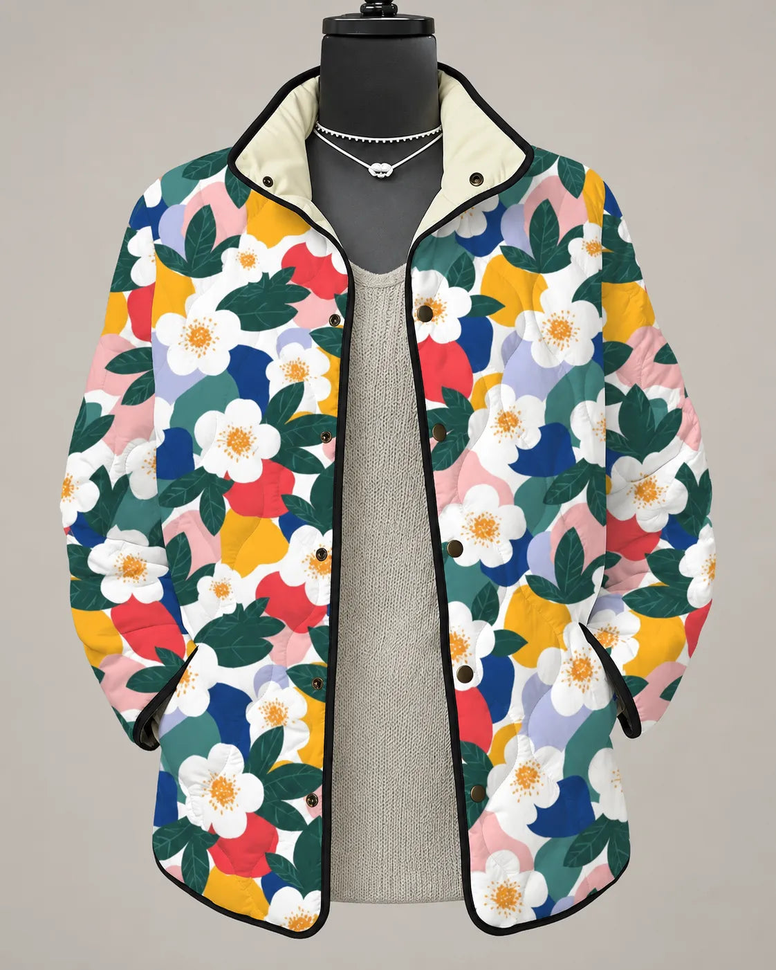 Mirelle - Colorful Patchwork Quilted Jacket
