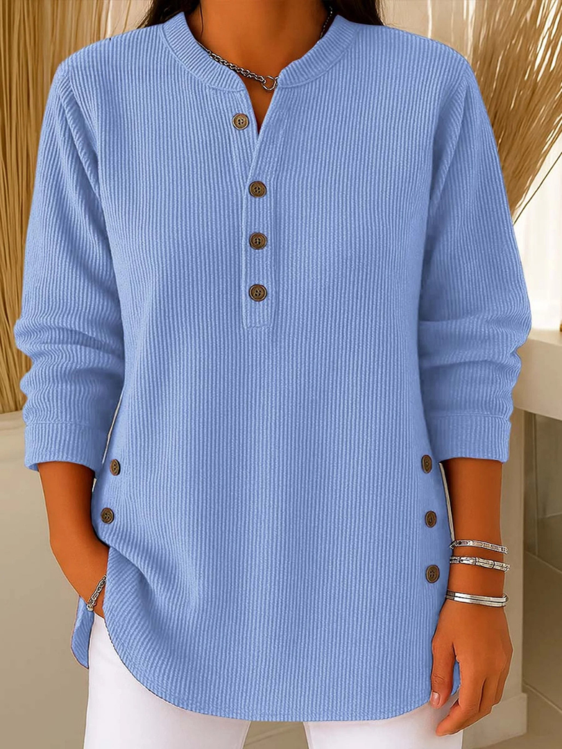 Neva - Button Henley Tunic