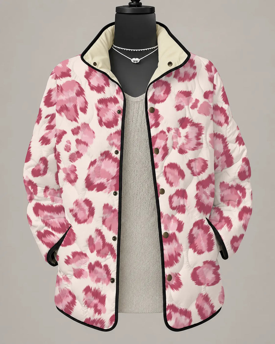 Vicki - Soft Leopard Print Jacket