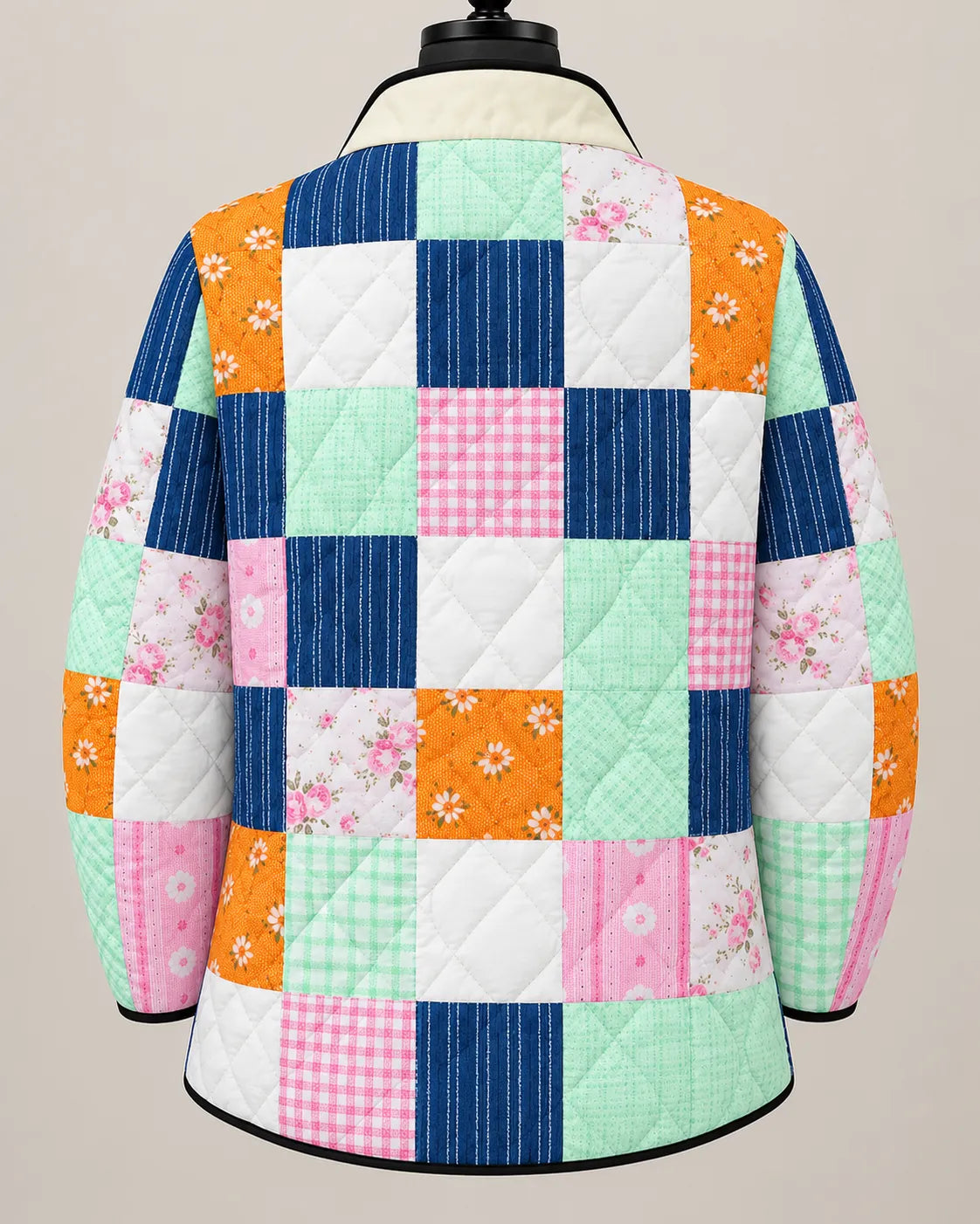 Mirelle - Colorful Patchwork Quilted Jacket