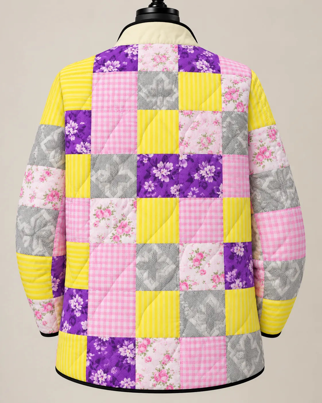 Celestine - Sunny Patchwork Quilted Jacket