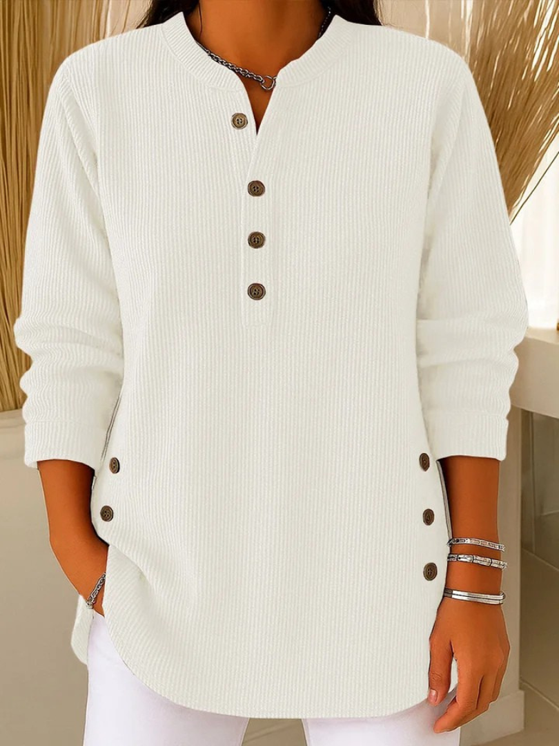 Neva - Button Henley Tunic