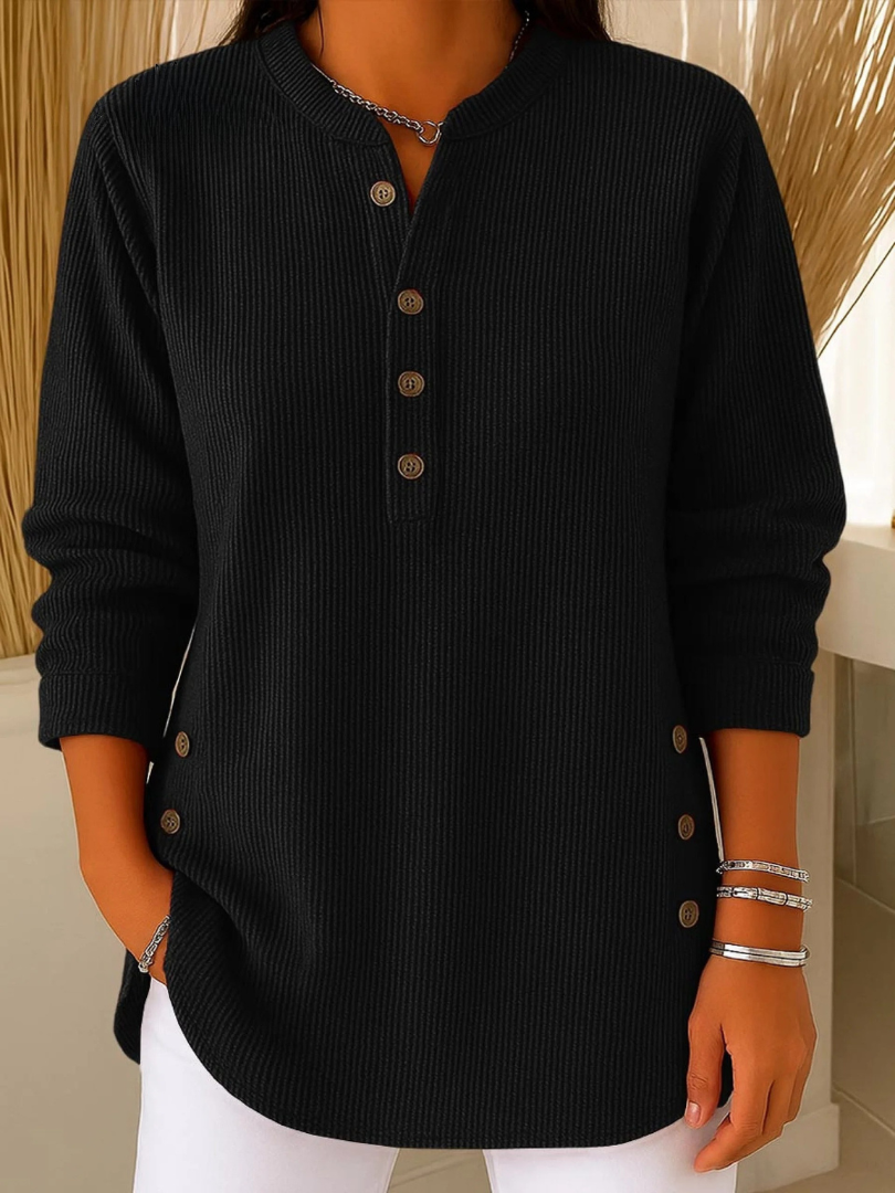 Neva - Button Henley Tunic
