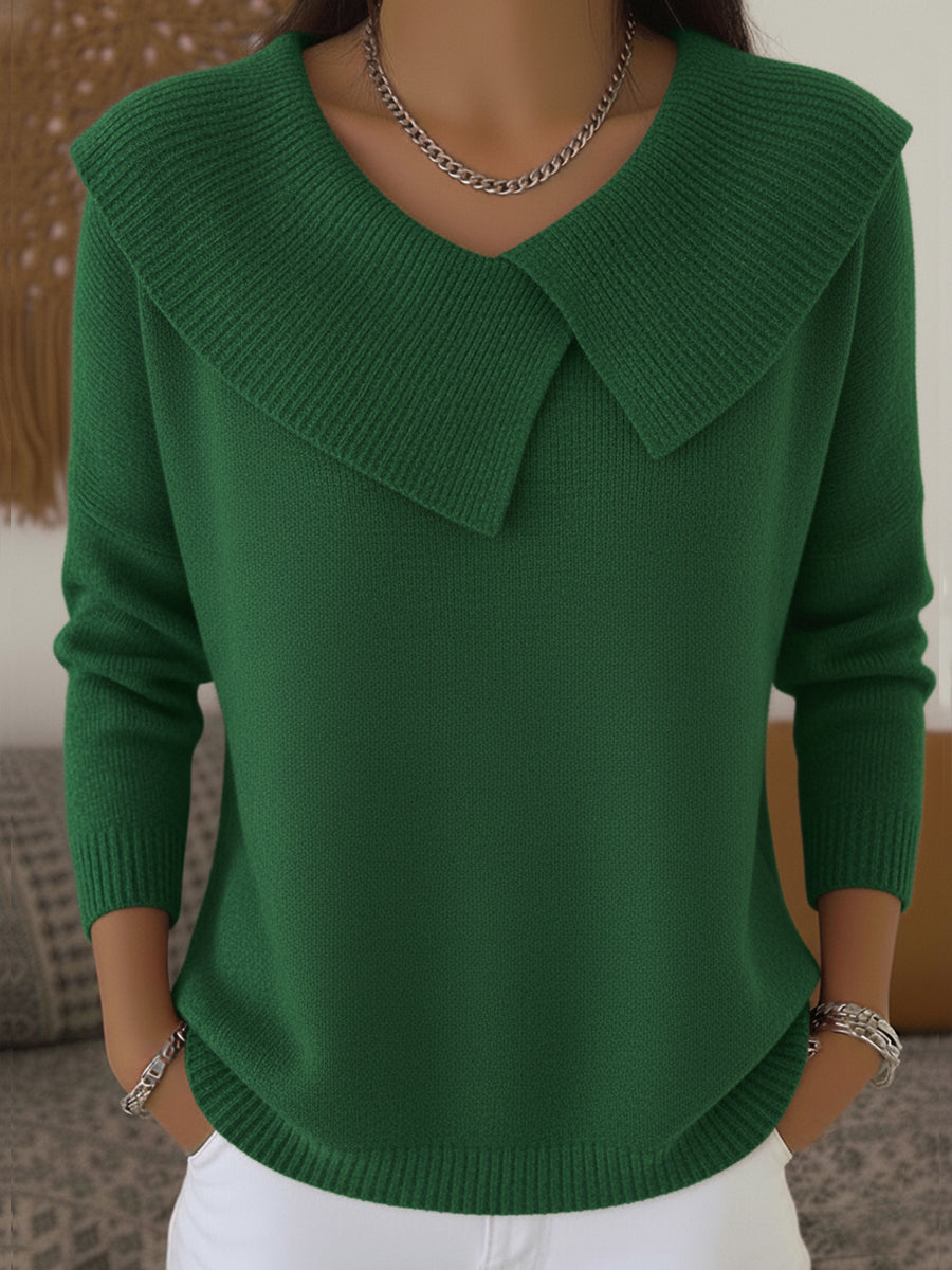 Lynn - Warm Sweater with Soft Collar
