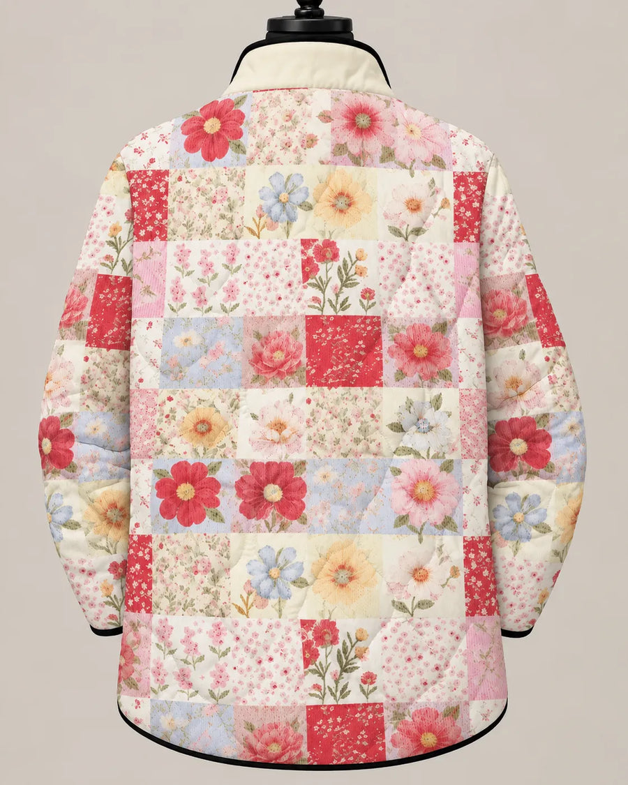 Eliana - Wildflower Patchwork Quilted Jacket