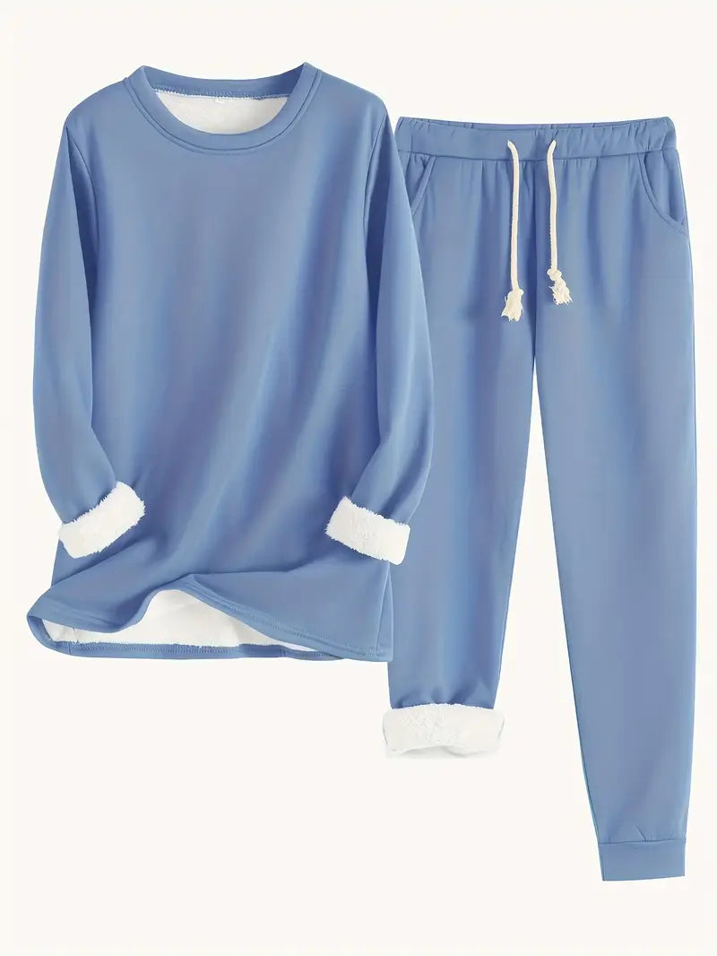 Riley – Cozy Fleece Lounge Set