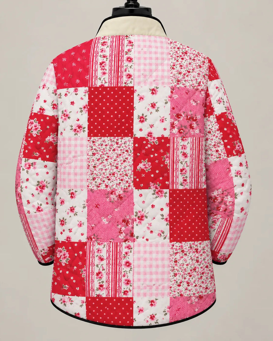 Juliette - Rose Garden Patchwork Quilted Jacket