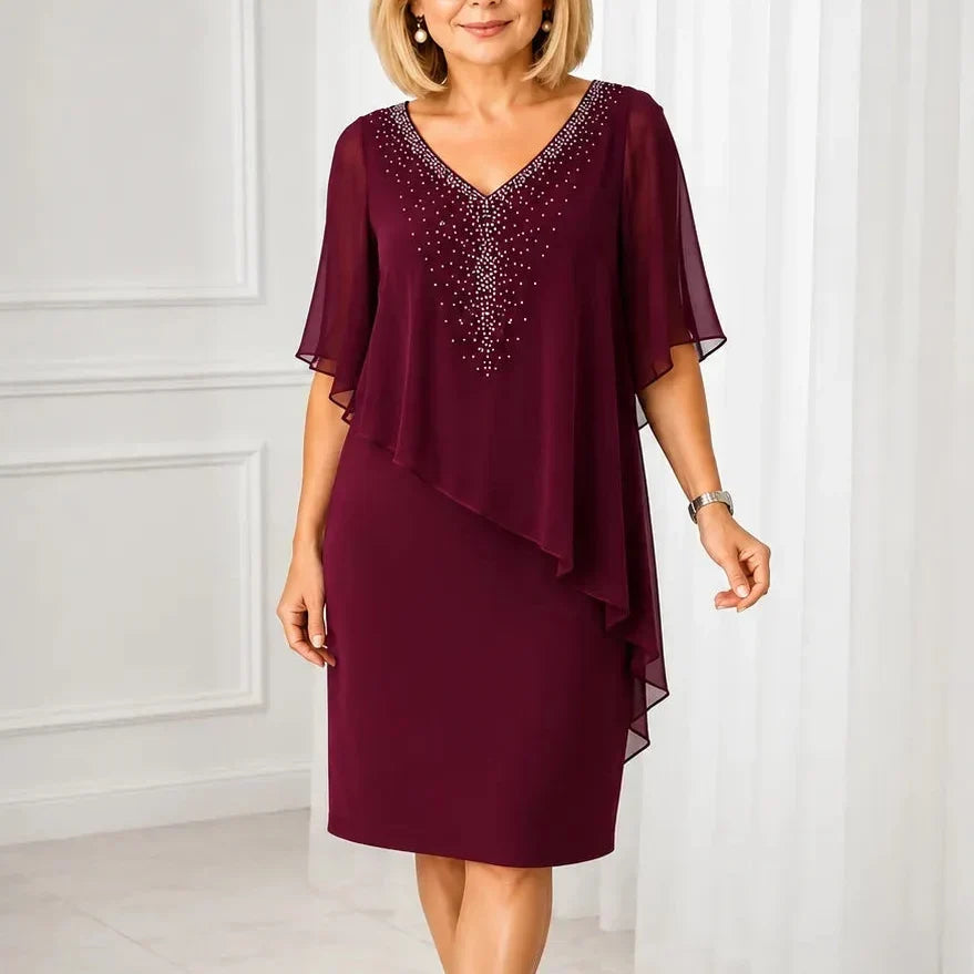 Celeste - Elegant Draped Dress
