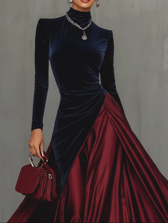 Lira - Bicolor Long Dress