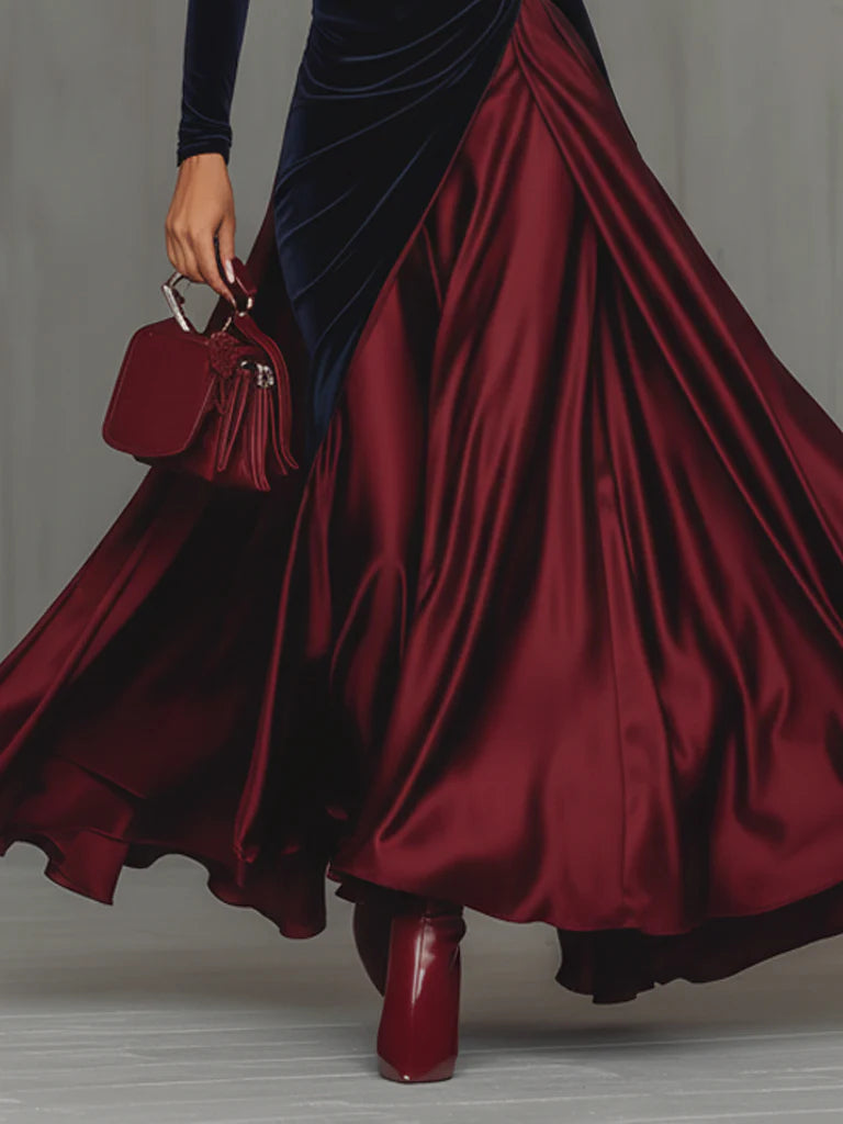 Lira - Bicolor Long Dress