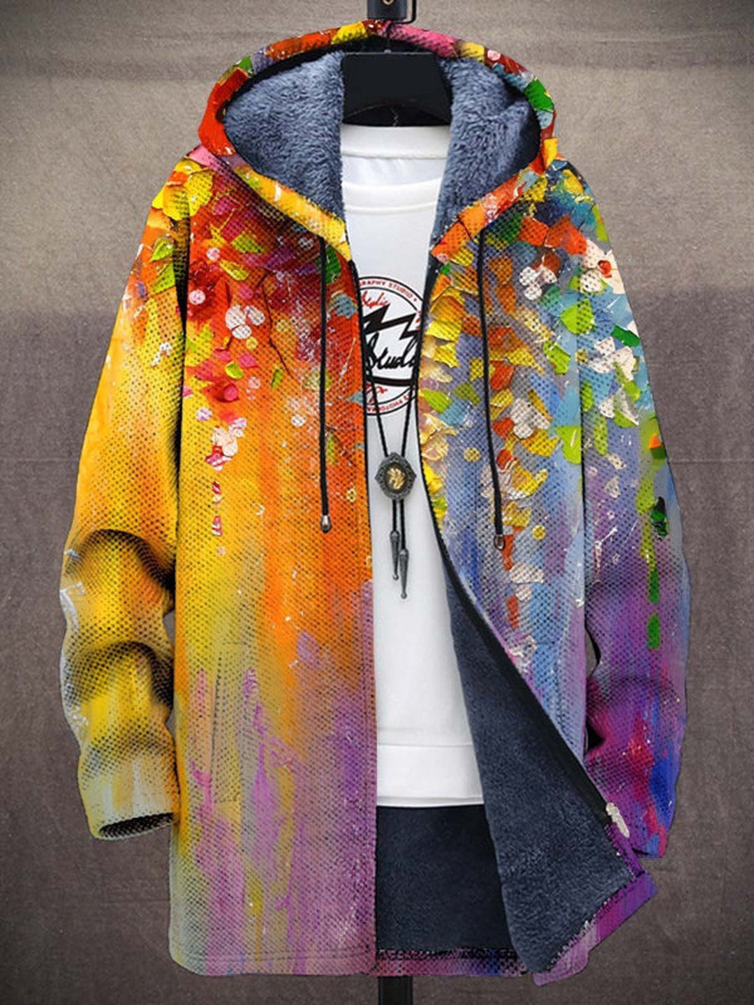 Wendy - Floral Luxury Art Coat