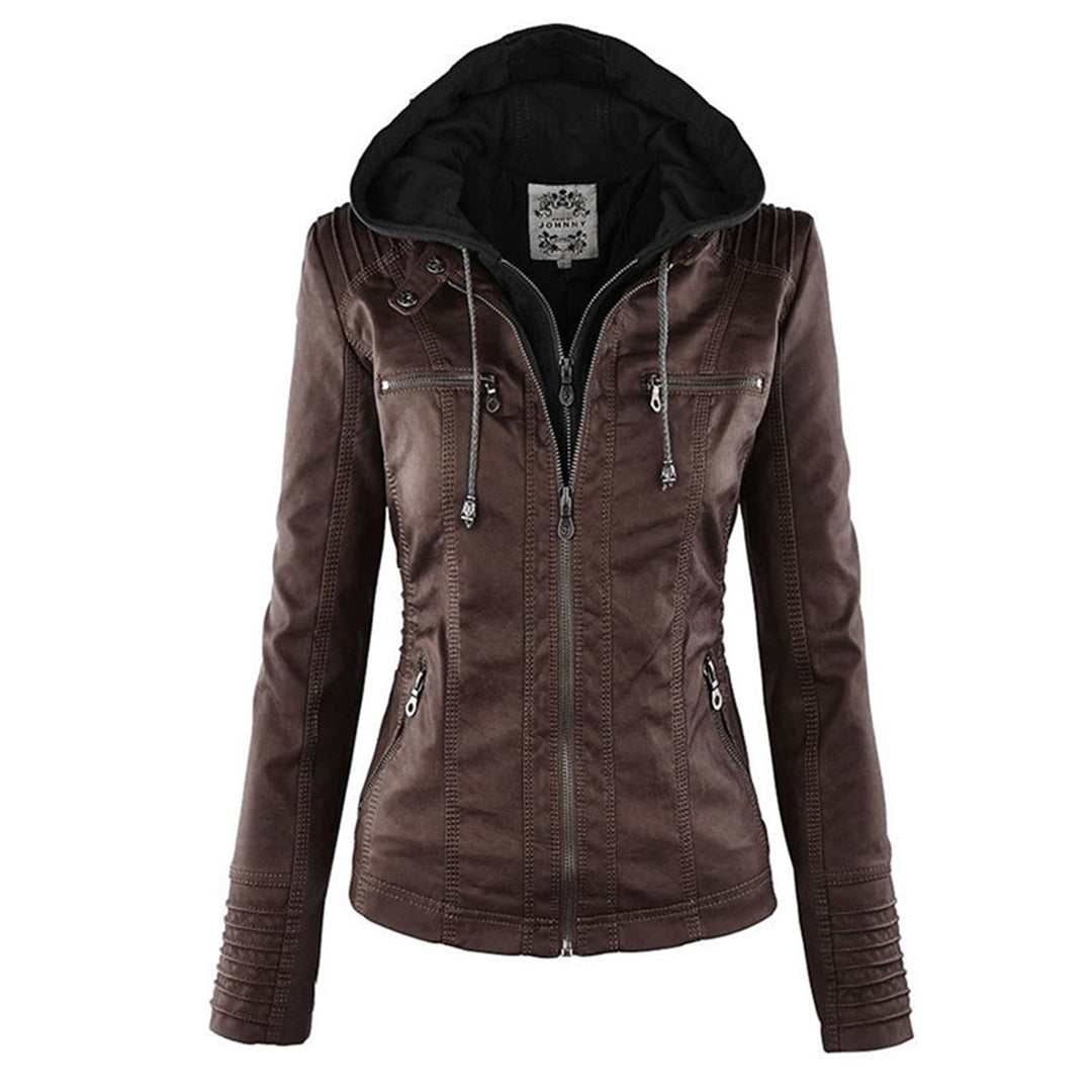 Callista - Hooded Moto Jacket