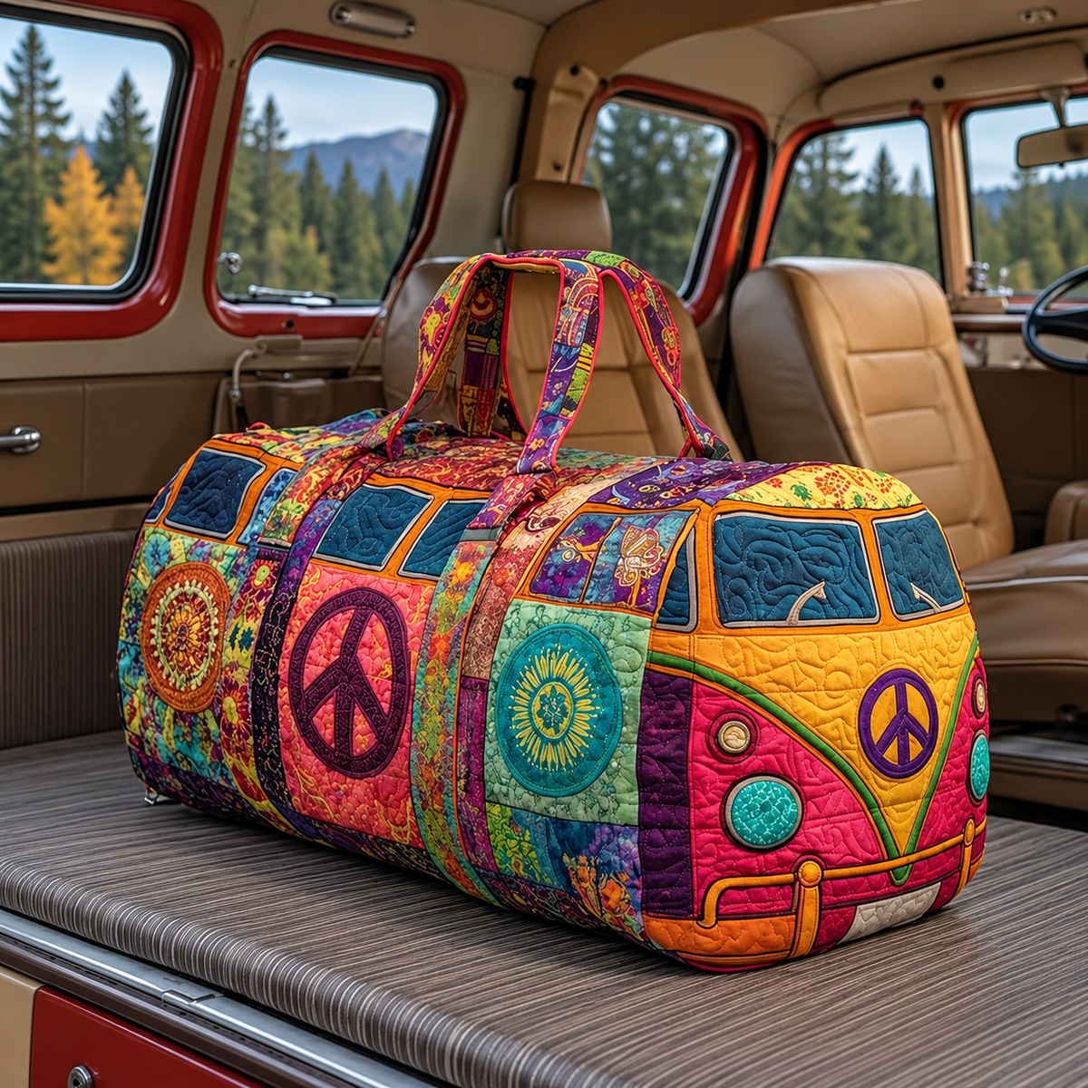 Bohovana - Quilted Travel Duffle Bag
