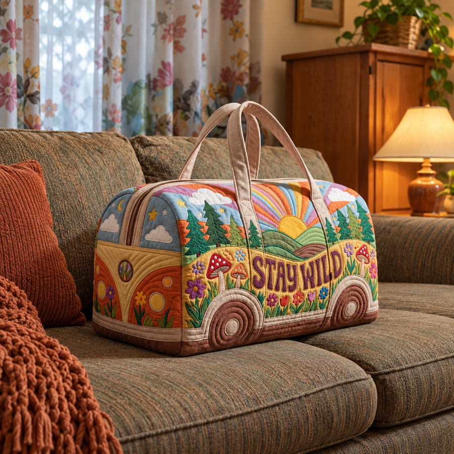 Roamvana - Quilted Travel Duffle Bag