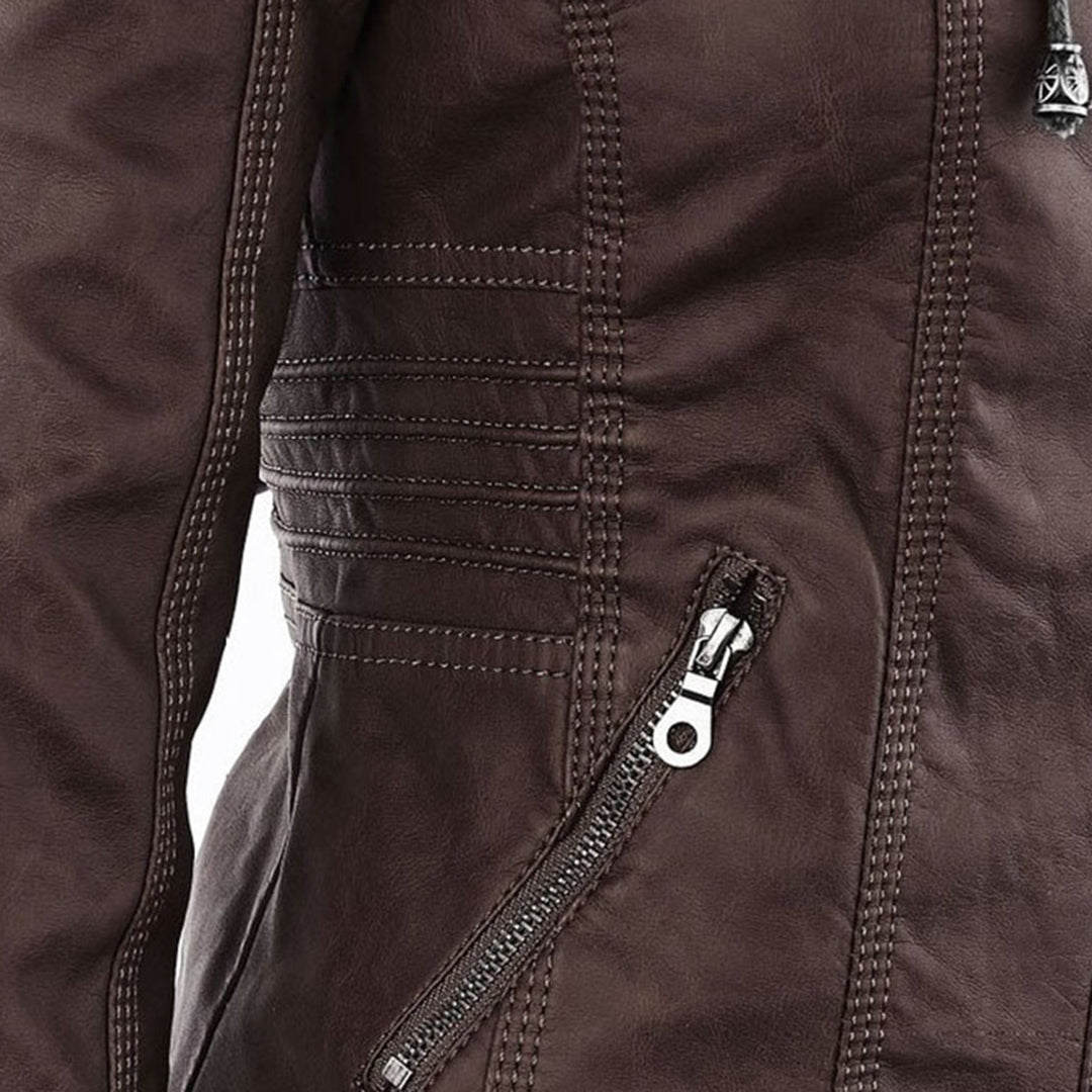 Callista - Hooded Moto Jacket