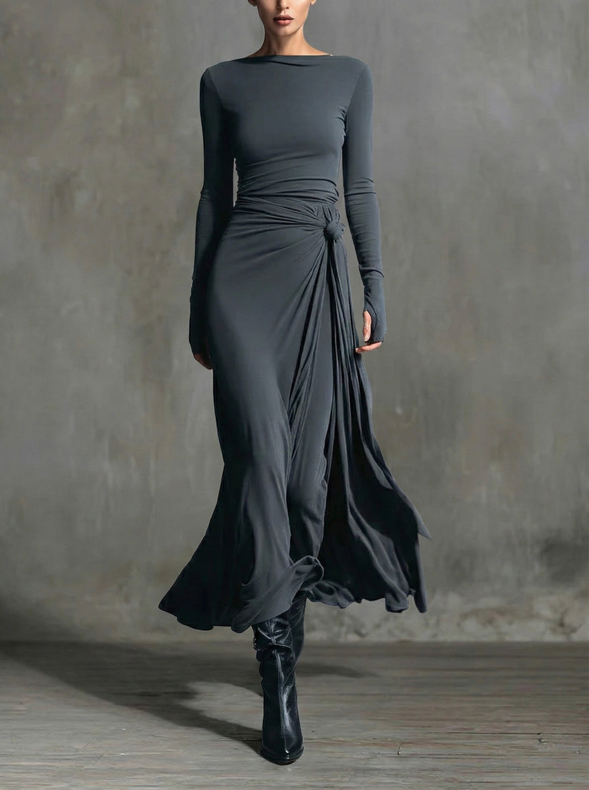 Naiara - Maxi Dress with Side Knot