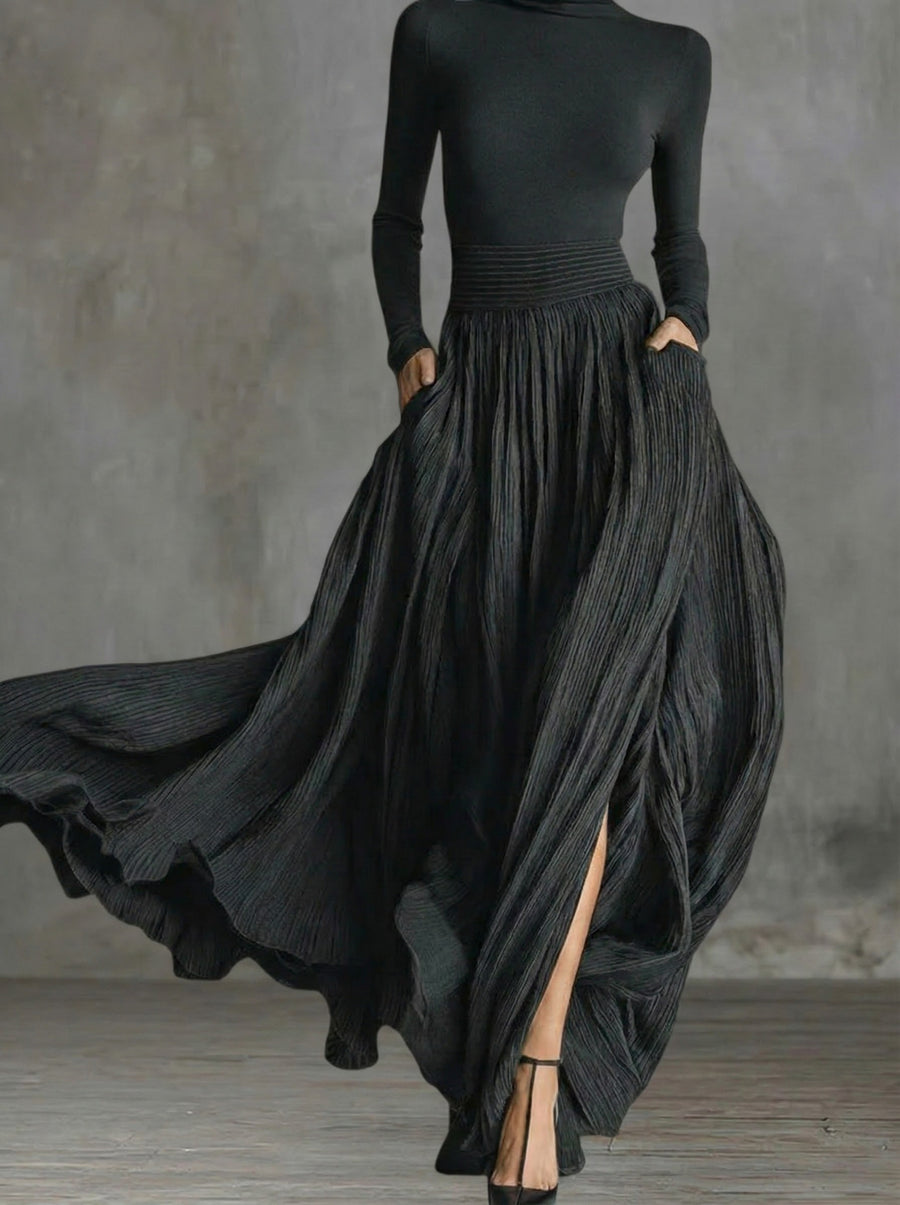 Raquel - High Waist Maxi Dress