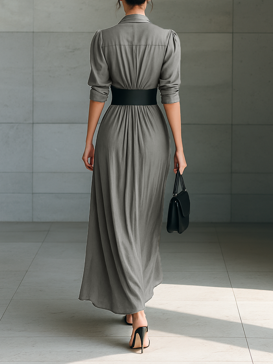 Zahara - Long Pleated Dress