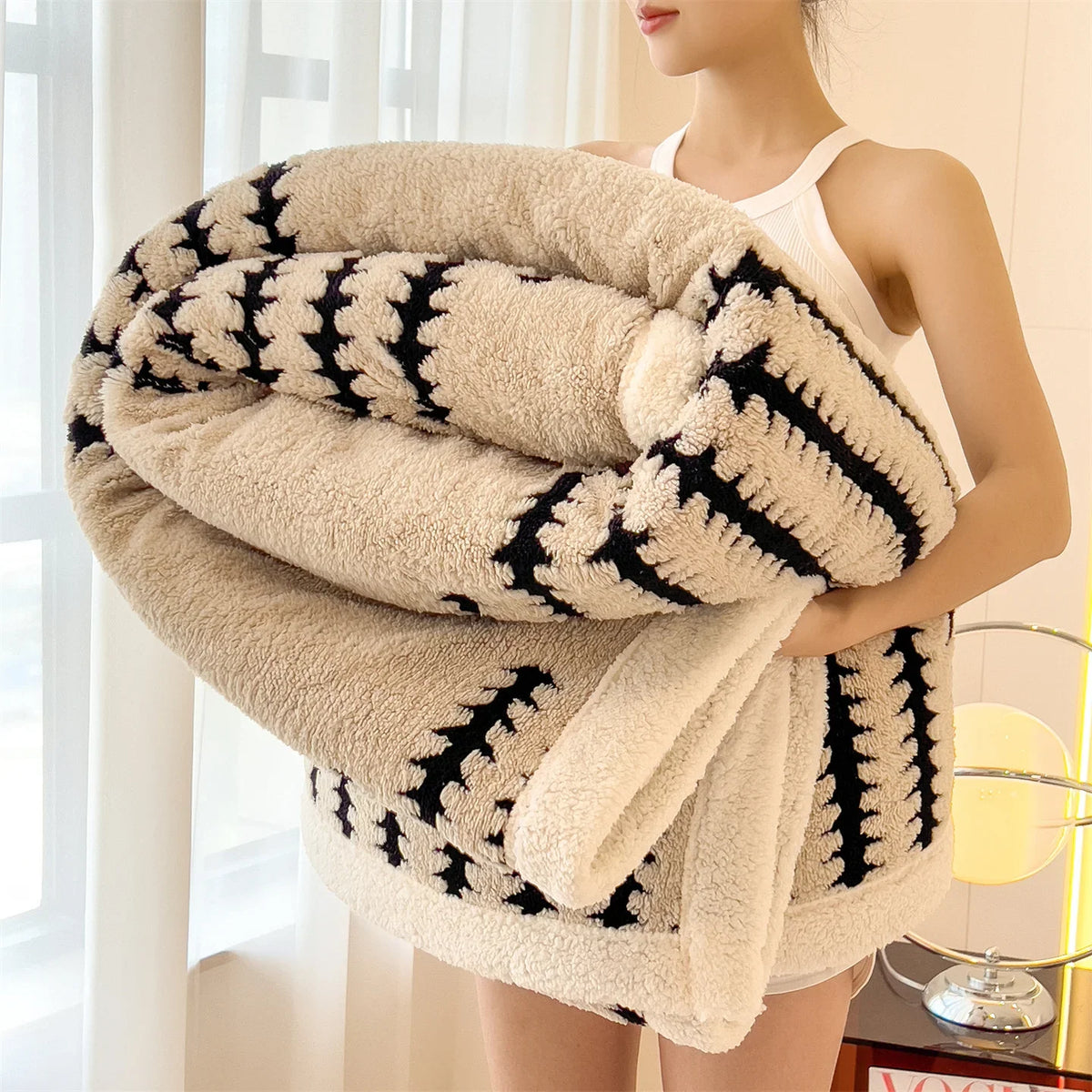 Aspen Plush Throw Blanket
