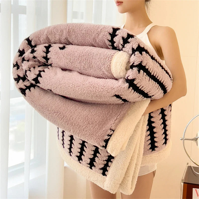 Aspen Plush Throw Blanket
