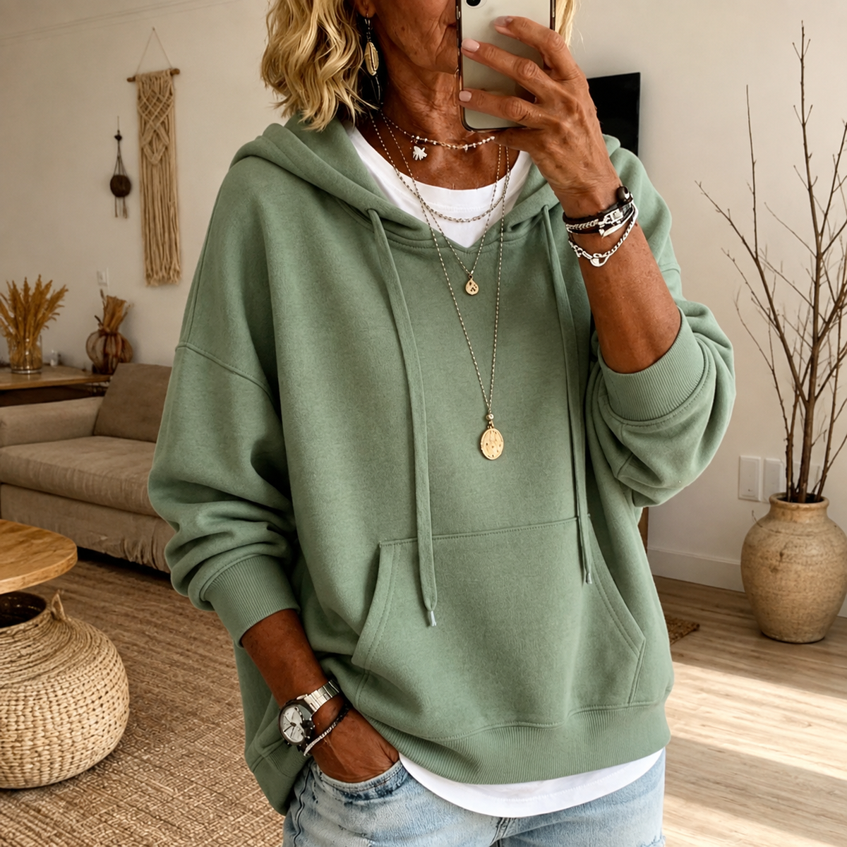 Amandine - Sage Green Sweater