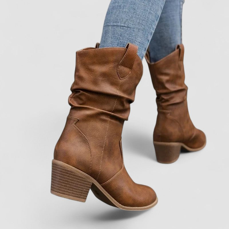 Vivian - Orthopedic Leather Boots