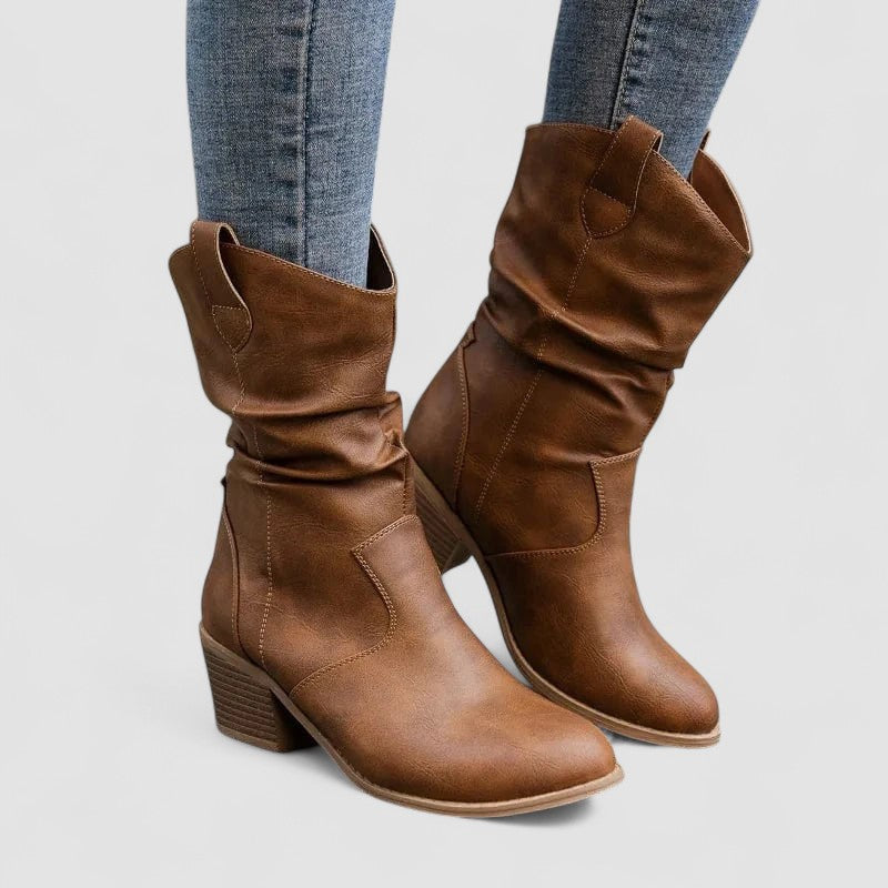 Vivian - Orthopedic Leather Boots