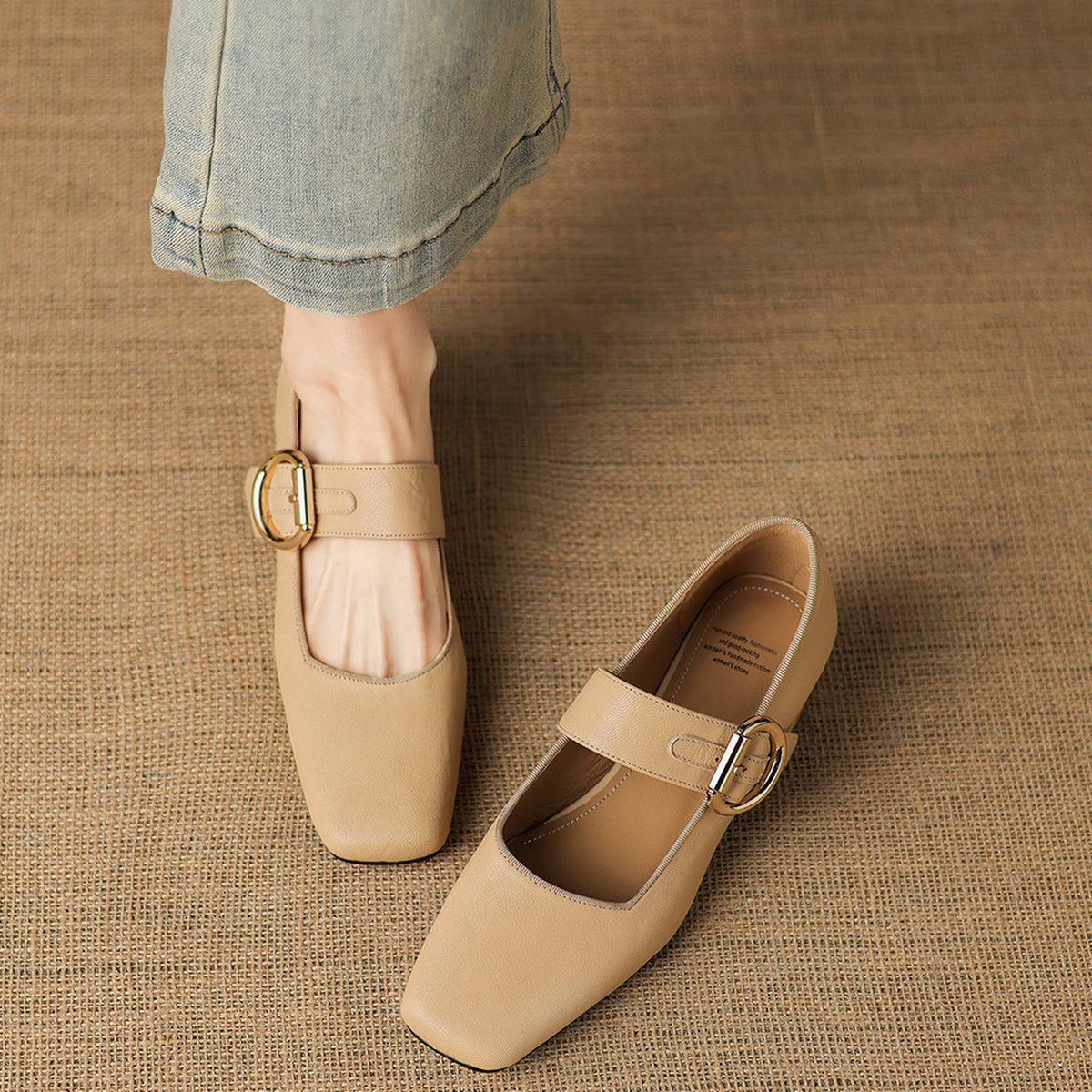 Vivi - Genuine Leather Mary Jane Heels