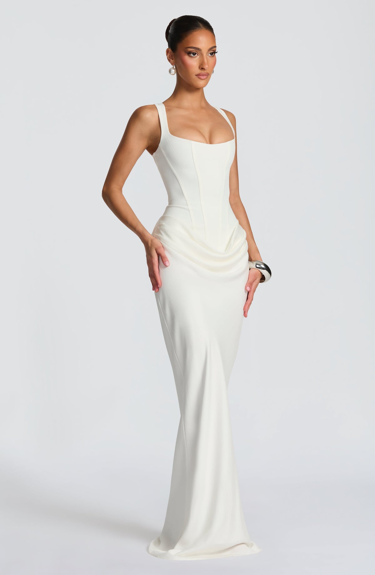 Leonor - Square Neck Maxi Dress