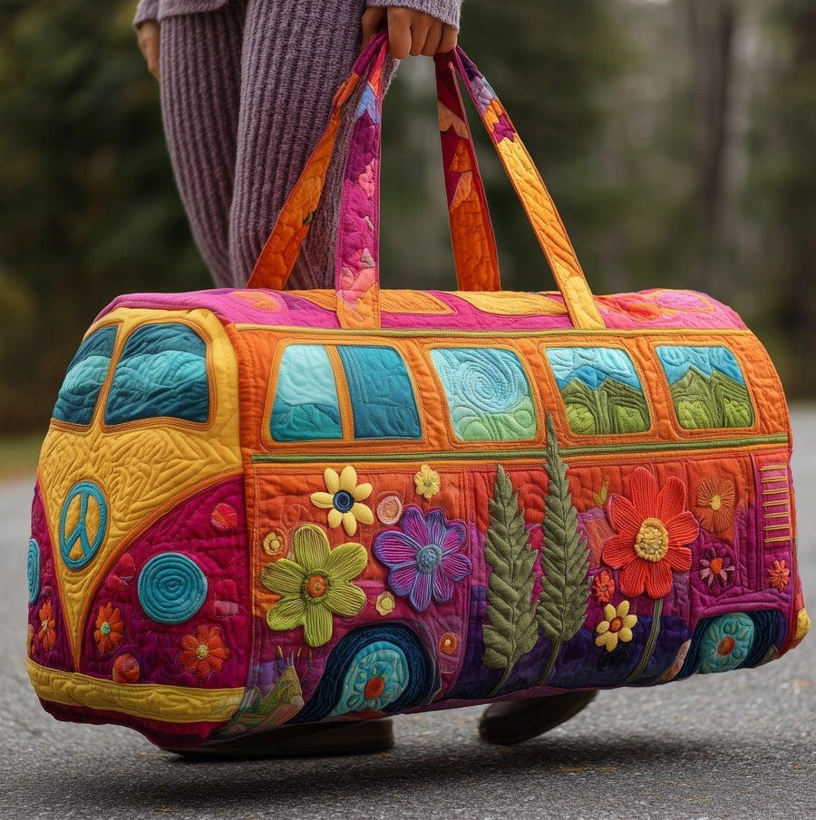 Petalvana - Quilted Travel Duffle Bag