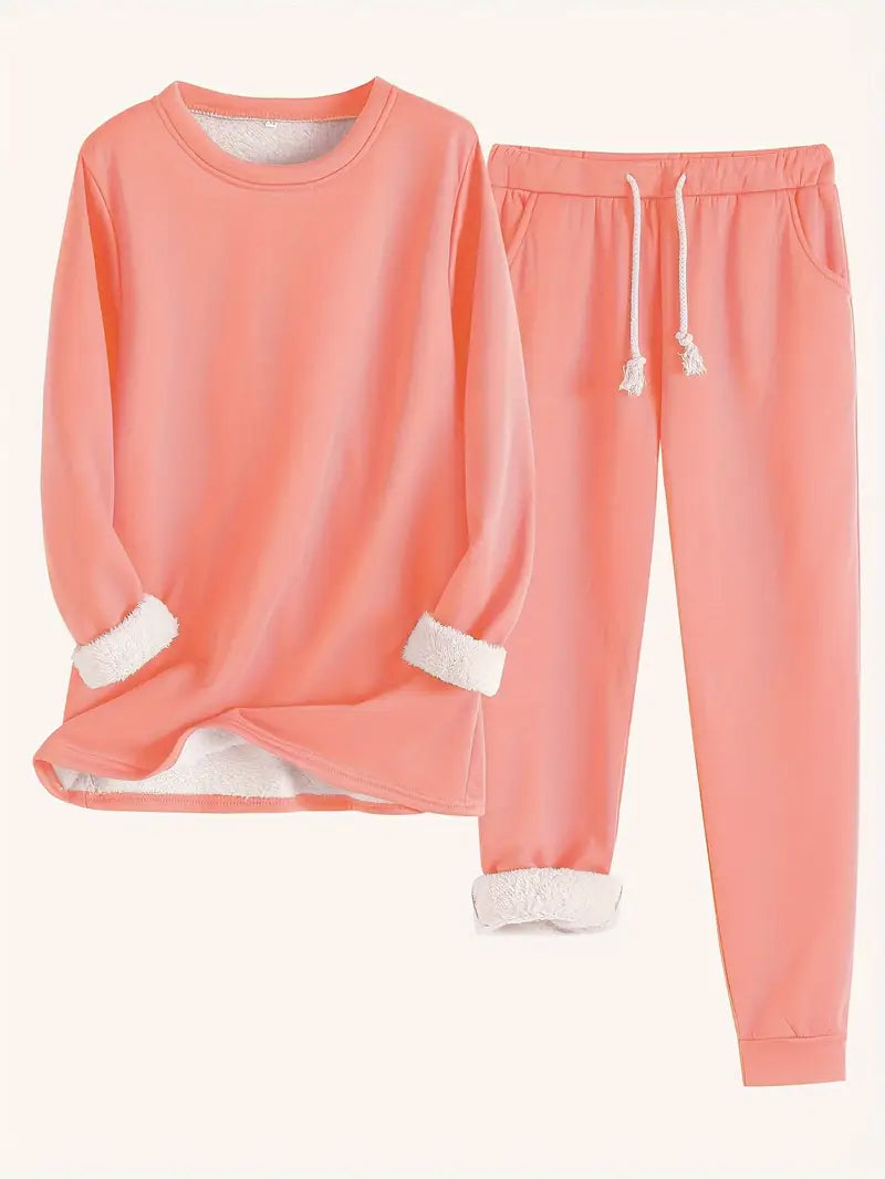 Riley – Cozy Fleece Lounge Set