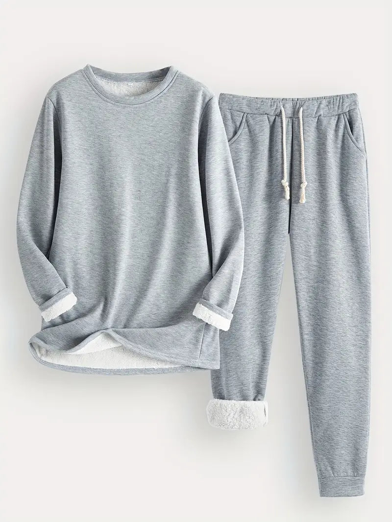 Riley – Cozy Fleece Lounge Set