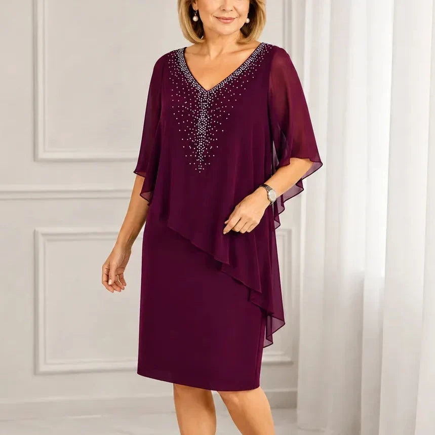 Celeste - Elegant Draped Dress