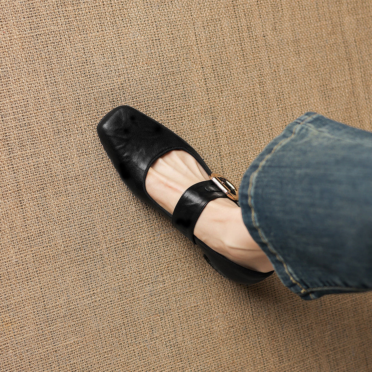 Vivi - Genuine Leather Mary Jane Heels