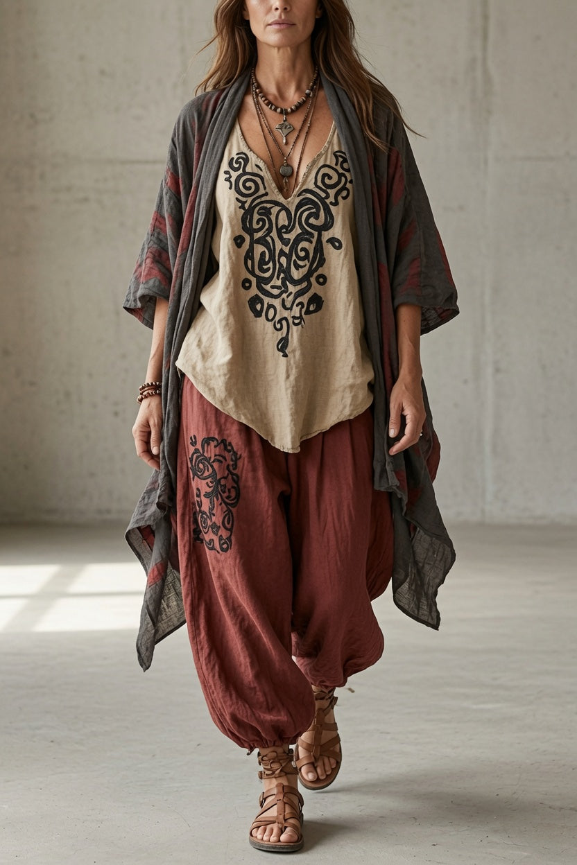 Denise - Bohemian Three-Piece Set