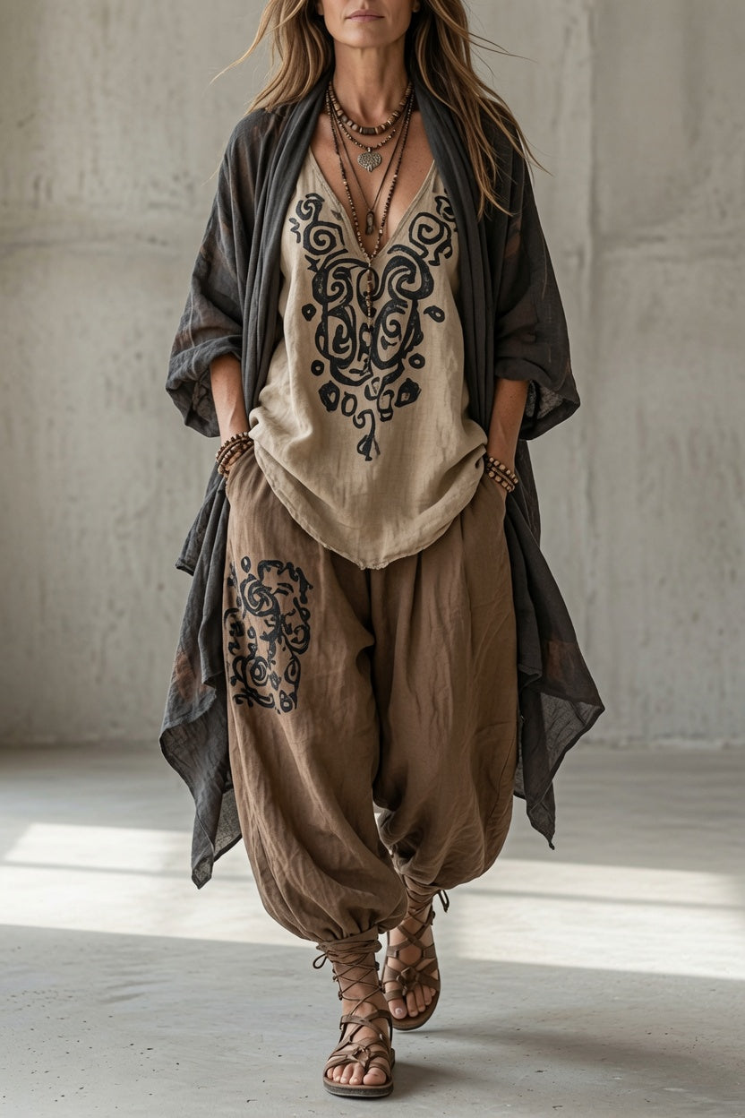 Denise - Bohemian Three-Piece Set