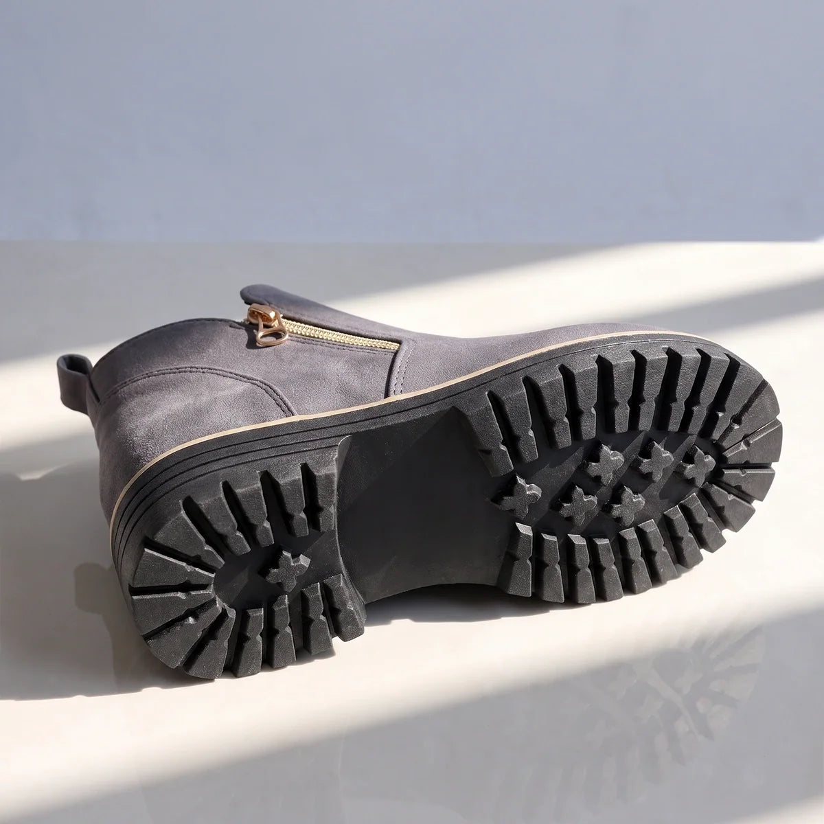 Margo - Suede Side-Zip Ankle Boots