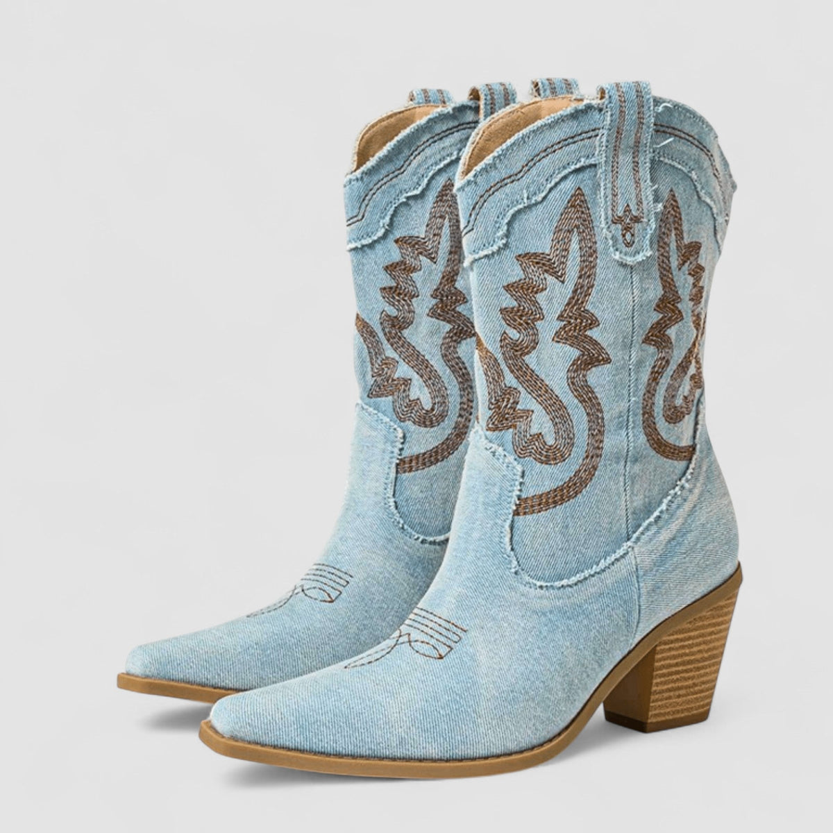 Selena - Orthopedic Denim Ankle Boots
