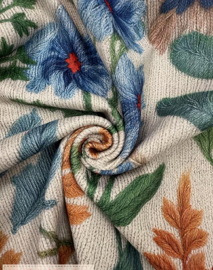 Tabitha - Botanical Garden Floral Zip Cardigan